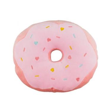 Imagem de Rosquinha Marrom Rosa ou Azul 20x21cm Pelúcia - Fofy Toys, Rosa