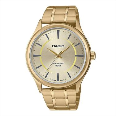 Imagem de Relógio CASIO masculino analógico dourado LTC-100G-9EVDF