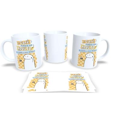 Imagem de Caneca de Porcelana Personalizada Com Frases Engraçadas, Divertidas e Deboche P22 (+café)