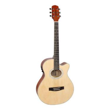 Imagem de Violão Aço Eletroacústico Giannini Performance GSF-1D CEQ, Natural Sat