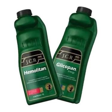 Imagem de Kit Hemolitan Jcr 1 Litro + Glicopan Jcr 1 Litro - Vetnil