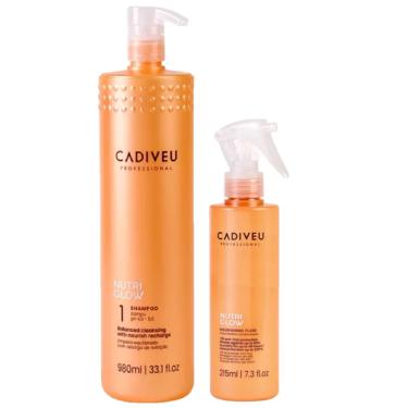 Imagem de Kit Cadiveu Nutri Glow Shampoo980ml + Leave-in Nutritivo 215ml