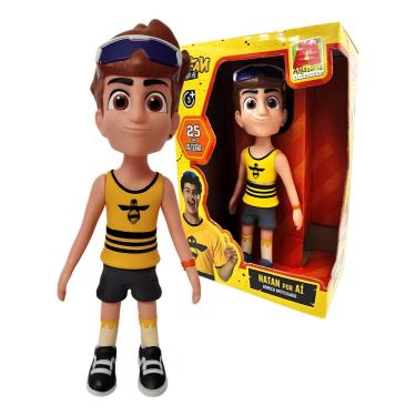 Imagem de Boneco do Youtuber Natan Por Aí Articulado Em Vinil 25cm