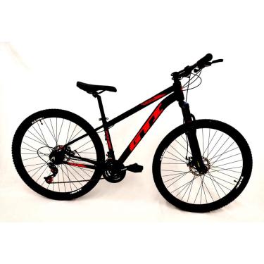 Imagem de Bicicleta gti Roma Aro 29 Quadro T 15 Alumínio Preto/Laranja 21V.