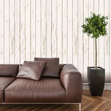 Imagem de Papel De Parede Adesivo Ripado Madeira Lavável Cozinha  3 metros