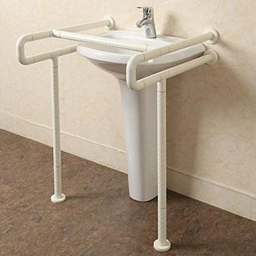 Imagem de Barras de apoio, suporte de segurança, trilhos de mão, suporte de trilho de mão de segurança, barra de apoio de aço inoxidável, suporte de pedestal de corrimão, bastão sem barreiras