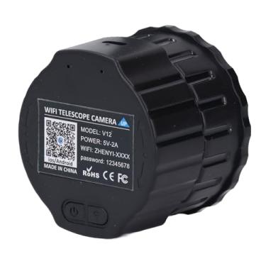 Imagem de Câmera Telescópica WiFi, Ocular Eletrônica Sem Fio, Gravação de Vídeo 2K e Foto de 24 MP para Escopos de 24 Mm a 50 Mm, para Astrofotografia, Observação de Pássaros