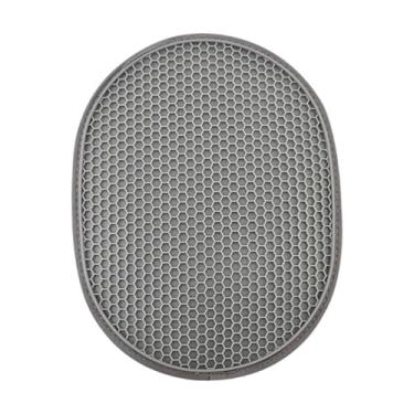 Imagem de YWJLQH Beltador de maconha resistente ao calor de silicone Locões de forno Hot Pad, Cinza