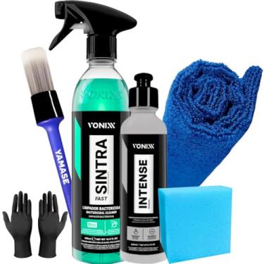 Imagem de Kit Limpeza Interna de Painel E Revitalização de plasticos Intense 240ML Sintra Fast Vonixx