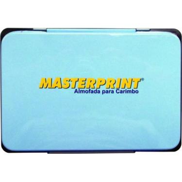 Imagem de Almofada Para Carimbo Masterprint Tampa Metal N. 3, Preta