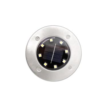 Imagem de Luminária Solar Spot Jardim 8 Leds Espeto Grama
