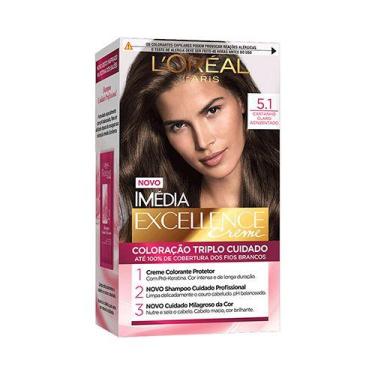 Imagem de Coloração Imédia Excellence - 51 Castanho Claro Acinzentado - L'ORÉAL