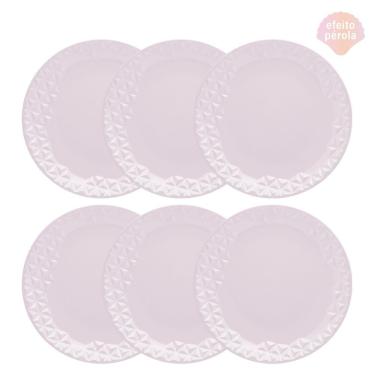 Imagem de Conjunto de Pratos Rasos 06 Peças Mia Quartzo Oxford