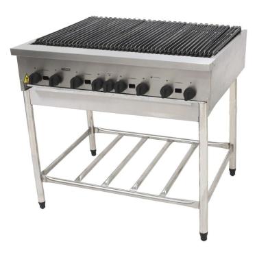 Imagem de Char Broiler A Gás 1,20m Profissional Com Pés Venâncio Cggp120