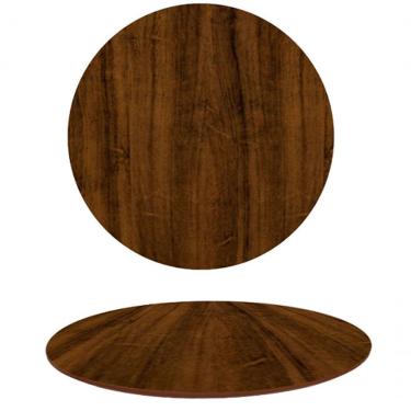Imagem de Tampo Em Mdf Redondo 160 Cm - Pau Ferro Cor Marrom
