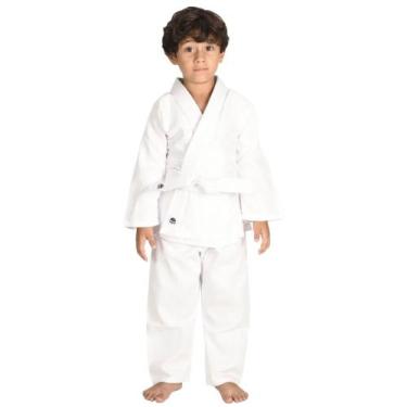 Imagem de Kimono de Judo Jiu-Jitsu Infantil MKS Seitô - MKS Combat, Branco, 120c