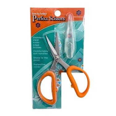 Imagem de Karen Kay Buckley® Perfect Scissors™, Médio 12,7 cm #KKB025 Lâminas multiuso de aço inoxidável com borda de faca para cortar plástico modelo, papel freezer, tecido, acolchoamento, costura, patchwork