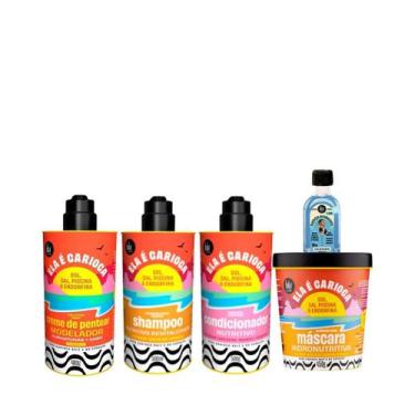 Imagem de Kit Lola Ela é Carioca Shampoo + Condicionador + Mascara + Cpp 4ABC + 