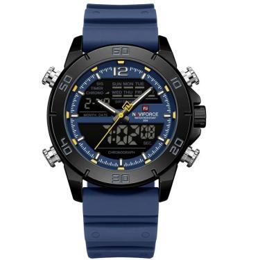 Imagem de Relógio masculino esportivo digital dual display esportivo à prova d´agua