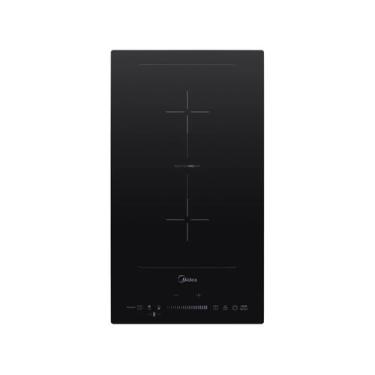 Imagem de Cooktop 2 Bocas Elétrico Midea Touch Digital Preto Acendimento Automát