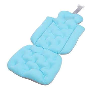 Imagem de Generic Travesseiro de Banheira, Almofada de Banheira Universal Não Deslizante para Banheiro para Adultos (Azul)