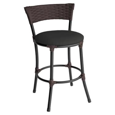 Imagem de Banqueta Baixa Pisa Estofada para Balcão Baixo Gourmet