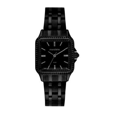 Imagem de Relógio MONDAINE feminino analógico preto 32824LPMVPE3