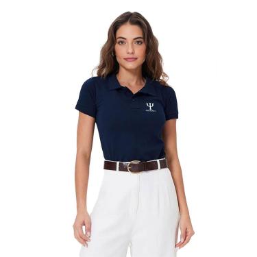 Imagem de Camisa Gola Polo Estampa Psicologia Piquet Feminino-Feminino