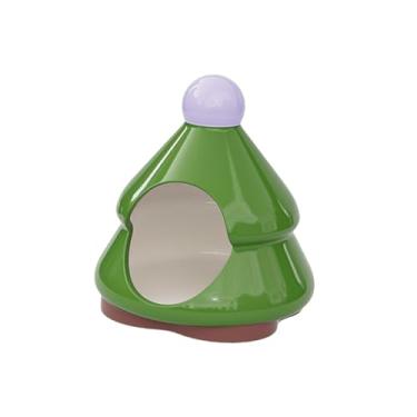 Imagem de WeiLaiKeQi Hamster Hideout Cerâmica Pet House Banho Brinquedo Refrescante Pequenos Animais Caverna Cama Cabana para Brincar Hamsters Anões Ouriços Gerbilos