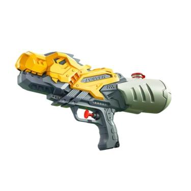 Imagem de Yunhgft Brinquedo Aquático, Portátil, Multifuncional, Leve, Alcance de 5 a 8 M, Acessórios, Jogo Aquático, Brinquedo de Luta para Jardim, Praia, Ao Ar Livre, Dinossauro Amarelo
