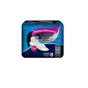 Imagem de Absorvente Naturalmente Max Noturno com 8 unidades Fluxo intenso - Gre