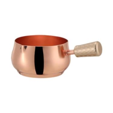 Imagem de predolo Mini frigideira com alça ergonômica, prato para molho de soja, molho de pimenta e marinada para sushi, Rosa Ouro