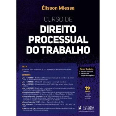 Imagem de Curso De Direito Processual Do Trabalho - 2025