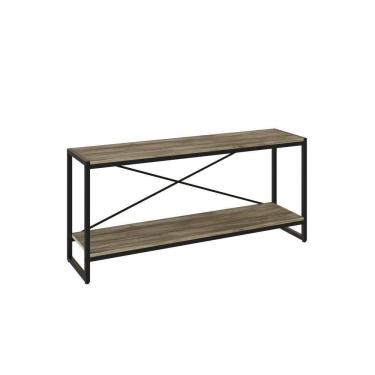 Imagem de Rack P-tv Dynamica 120x30x56cm C-02 Prateleiras Carvalho - Est.preta Carvalho - Est.preta