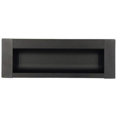 Imagem de Puxador Concha Preto Fosco Italy Line Il155 Metal 96Mm