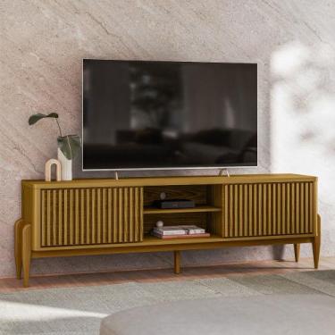 Imagem de Rack Sereno para Tv até 55 polegadas com Ripado 2 Portas de Correr 180