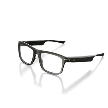 Imagem de SOLOS Smart Glasses AirGo™ 3 Argon X | Cinza metálico | Alimentado por ChatGPT | Alto-falantes estéreo | Bloqueio de luz azul | Bluetooth | Carregamento USB C | Compatível com iOS e Android