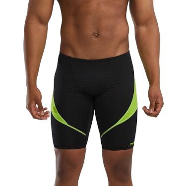 Imagem de TYR Bermuda de natação SCSOD7A936 Curve Splice BLK/Lime 36
