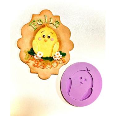 Imagem de F1228 molde de silicone páscoa pintinho confeitaria biscuit - confeita
