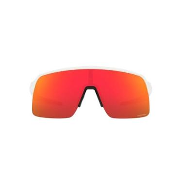 Imagem de Oakley Óculos De Sol Retangulares Masculinos Oo9463 Sutro Lite, Branco Fosco/Rubi Prizm, 39 Mm