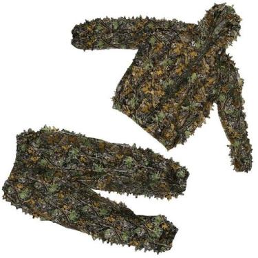 Imagem de Roupa Camuflada Ghillie Sniper 3d (calça +jaqueta)