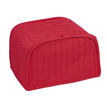 Imagem de (Two Slice Toaster Cover, Paprika) - RITZ Polyester / Cotton Quilted Two Slice Toaster Appliance Cover, Dust and Fingerprint Protection, Machine Washable, Paprika Red