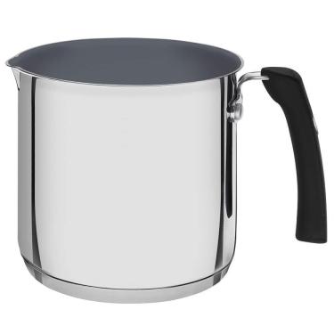 Imagem de Fervedor Tramontina Solar Ceramic 14cm 2L Aço Inox Fundo Triplo Int Cerâmico Cabo Silic...