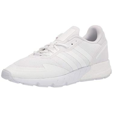 Imagem de adidas Originals Tênis masculino Zx 1k Boost, Branco/Branco., 44