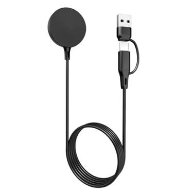 Imagem de Sinoacc Carregador para Samsung Galaxy Watch 8/Ultra/7/6 USB Cabo magnético de carregamento rápido para Galaxy Watch 5/5 Pro/4/4 Classic/3/Active 2/1 Smartwatch