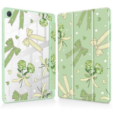 Imagem de Tuiklol Para Galaxy Tab A9 + /A9 Plus 27.9 cm 2023, suporte para caneta S com capa protetora transparente, capa traseira transparente, despertar/hibernar automaticamente, tablet Samsung Tab A9 Plus