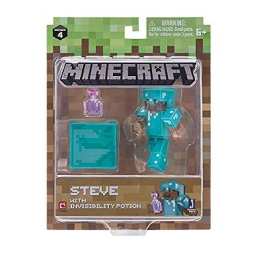 Imagem de Minecraft Figure Pack, Color, Steve with Invisibility Potion