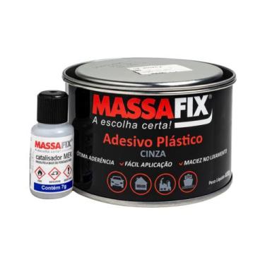 Imagem de COLA PLASTICA CINZA 400 gr - MASSAFIX