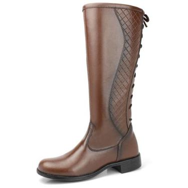 Imagem de Bota Coturno Cano Longo Alto Feminina Montaria - DiverveShoes, Capucci