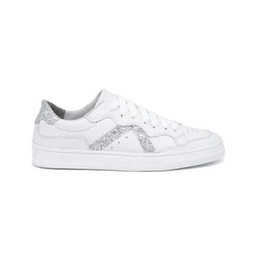 Imagem de Tenis Sapatenis Casual Feminino com brilho sneakers - DiverveShoes, 37